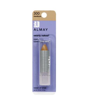 Almay Nearly Naked Cover Up Stick Medium 300 0.15 Ounce Package 300 Medium
