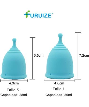 Furuize Sporti Menstrual Cup & Sterilization Cup | 100% Medical Soft Silicone | Prevent Infections & Strengthen Pelvic Floor - Buy Online on GoSupps.com