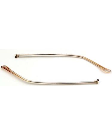VekkEr Gold Eyeglass Temple Replacement - Durable Plastic Parts 1.2mm Metal Tooth 1 Pair - Buy Online on GoSupps.com