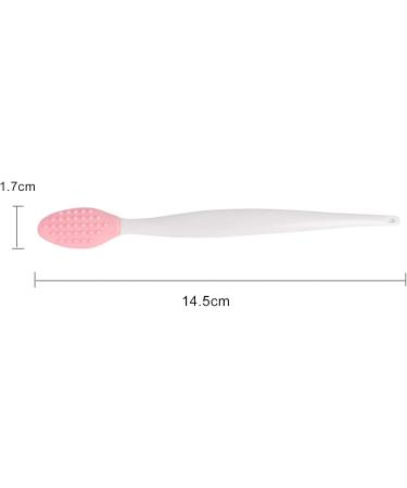 Double Side Nose Brush Silicone Beauty Nasal Blackhead Removing Long Handle Blackhead Clean Tools Skin Cleaning Tools for Home- Yellow - Buy Online on GoSupps.com