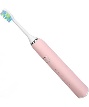 Smart Toothbrush - Powerful Lightweight Electric Toothbrush IPX7 Waterproof Travel-Friendly with 2 Heads (Pink - Buy Online on GoSupps.com