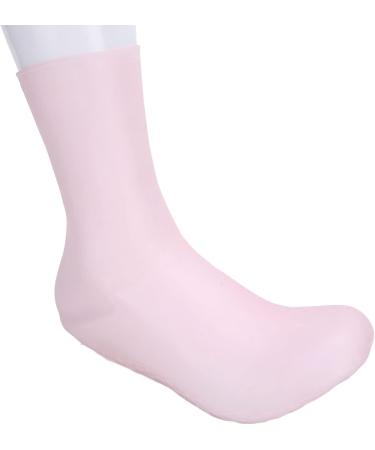Silicone Moisturizing Socks All Round Wrapping Reduce Fine Lines Silicone Gel Socks Improve Drying for Home for Women(L) - Buy Online on GoSupps.com