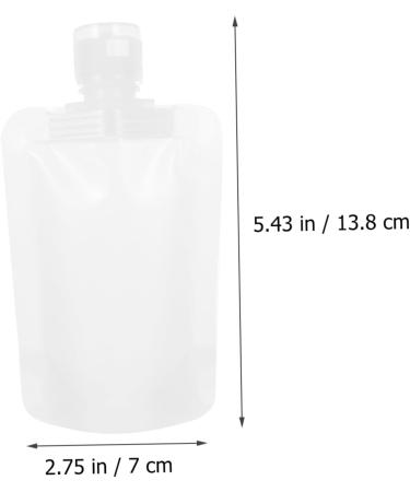 Balacoo 2 Sets Packing Bag Traveling Makeup Bag Foam Dispenser Bottle Lotion Bag Travel Bottle Filling Miss Whitex2pcs 13.8X7X2CMx2pcs - Buy Online on GoSupps.com