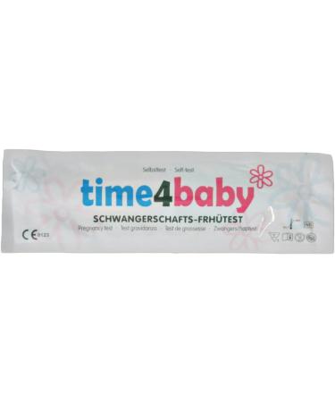time4baby: 5 Pregnancy Midstream Tests 10mIU/mL 1 count (Pack of 5) - Buy Online on GoSupps.com