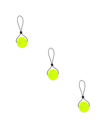 Homsfou fitness equipment 3st handle ball diaper holder Training device with handle finger power training equipment finger exercise ball strengthening training ball handball gymnasium ball fitness TPE 20x5cmx3pcs yellowx3st