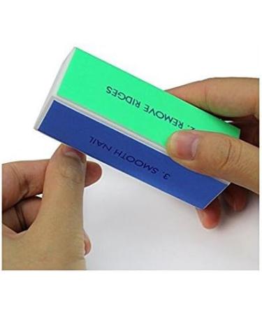 10PCS Professional Nail Buffing Block | Manicure Pedicure Tool Set | Emery Board Buffer for Shiny Nails - Buy Online on GoSupps.com