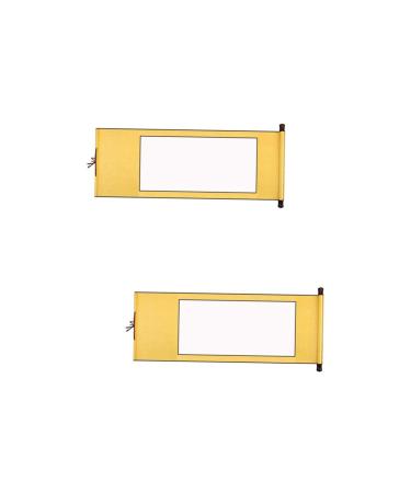 COHEALI 2pcs Blank Rice Paper Scroll Blank Painting Scrolls Portable Poster Ink Painting Paper Wall Hanging Yellowx2pcs 1.5X40X117CMx2pcs