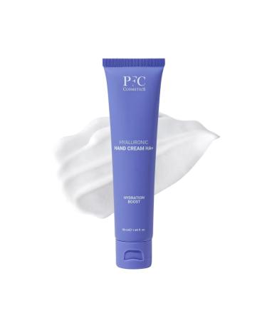 PFC Cosmetics - Ultra Hydrating Hand Cream with Hyaluronic Acid. 50ml. Smooth. Moisturizes. Regenerates. Repairs. Rapid absorption. Immediate relief. Anti-aging. For dry and chapped hands