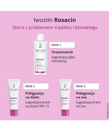 Iwostin Rosacin Soothing Day Cream Rosacea Skin SPF15 40ml - Buy Online on GoSupps.com