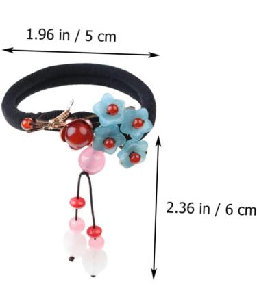 minkissy 1pc Vintage Hair Tie Hanfu Hair Accessories Chinese Hair Accessories Decorative Hair Ties Bead Hair Ties Pearl Hair Cosplay Hair Accessorie Agate Hair Rope Lady Hair Bands Headgear - Buy Online on GoSupps.com