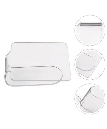 Clear Nail Palette & Makeup Mixing Tray - Perfect Foundation Mixing Plate for Manicure and Makeup Application | International Shipping Available - Buy Online on GoSupps.com