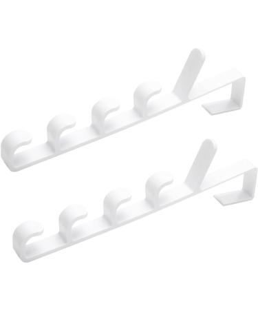 Cabilock 6 Pcs Towel Hooks Door Hanging Rack Multifunctional Hooks Hanger Coat 2pcsx3pcs Whitex3pcs - Buy Online on GoSupps.com