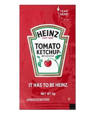 Concession Essentials Ketchup- Heinz Single Serve Packages .32 Ounces (Pack of 200)