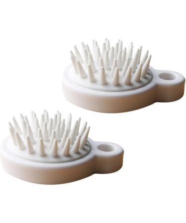 Magiclulu 4-Piece Hair Washing Scalp Massage Brush Set Navy Cleaning Scrubbers for Scalp Stimulation & Hair Care - Buy Online on GoSupps.com