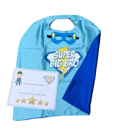 Superhero Sibling Inspirational Cape And Mask Set Great For Those Little Role Models Expecting A Sibling Brother - Buy Online on GoSupps.com
