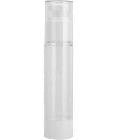 Verdant Touch 50ml Clear Plastic Refillable Cream Pump Bottle for Travel Cream or Lotion - Buy Online on GoSupps.com