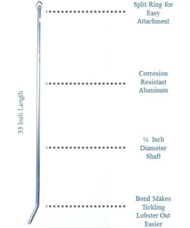 Innovative Scuba Concepts Aluminum Lobster Tickle Stick for Florida Spiny Lobster Season - Buy Online on GoSupps.com