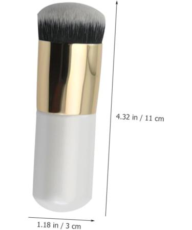 Beatifufu Makeup Tools Foundation Brush Powder Brush Cosmetic Tools Make up Brush Blush Brush Makeup Tools Cosmetic Foundation Applicator Round Head Flannel Cosmetics Travel - Buy Online on GoSupps.com