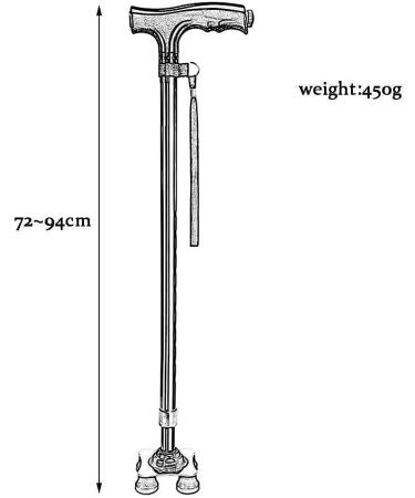 Folding Cane Whole Crutches Bend Macaw Wood Walking Stick Umbrella Handle Wooden Handle Stick Family - Buy Online on GoSupps.com