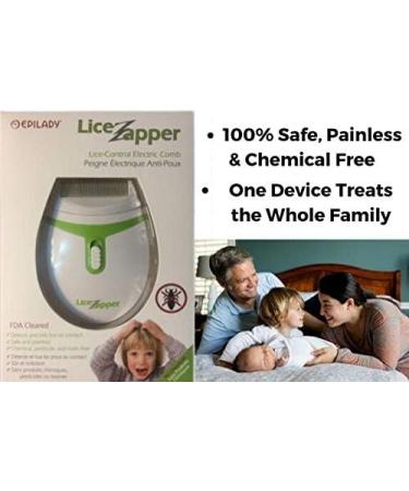 Electric Lice Zapper Comb | Detects & Kills Head Lice Nits Easily - Buy Online on GoSupps.com