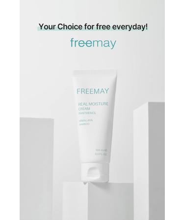 freemay Real Moisture Cream Set (100ml + 30ml) Korean Face Moisturizer for Hydration & Soothing Vegan Lightweight Sensitive Skin Friendly - Buy Online on GoSupps.com