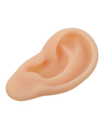 VILLFUL 1pc Silicone Ear Model Specialty Tools Ear Model Ear Display Artificial Ear Model Ear Models Silicone Teaching Model Silicone Ear Model Cyborg Beige Ear Silica Gel 3d Silicone Tool