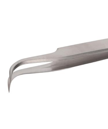 Premium Stainless Steel Hair Removal & Eyelash Extension Tweezers - Curved Multi-Purpose Makeup Tools for Men & Women - Buy Online on GoSupps.com