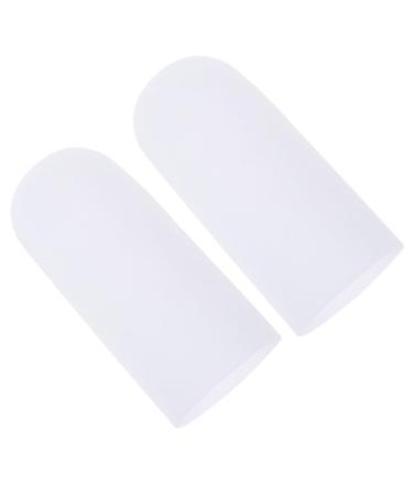 Healifty Pair Thumb Protector Big Toe Spacers Bunion Toe Spreader Toe Straighter Gel Bunion Corrector Gel Bunion Toe Spreader Gel Bunion Protector Dilator Foot Protector Correction White