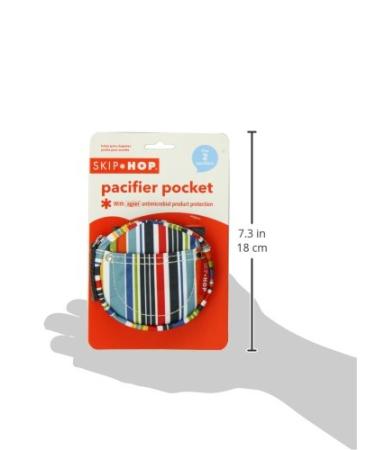 Skip Hop Pacifier Pocket - Metro Stripe - Discontinued by Manufacturer - Buy Online on GoSupps.com