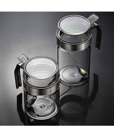 WALFREW Spice Jars Glass Seasoning Box Salt Pepper Seasoning Pot Seasoning Bottle Seasoning Bottle Set Kitchen Supplies(450ML) - Buy Online on GoSupps.com