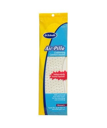 Dr. Scholl's Air-Pillo Cushioning Comfort Insoles Trim to Fit Womens Up to Size 10-1 pr