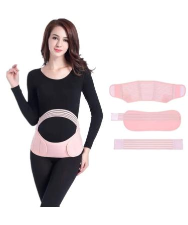 ZiaWorld Care Maternity Pregnancy Support Belt XL Pink | Waist Brace for Back and Abdomen | Post-Partum Belly Band for Women - Breathable and Comfortable - Buy Online on GoSupps.com