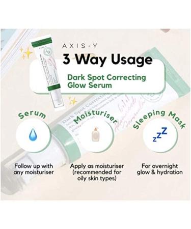 AXIS-Y Dark Spot Correcting Glow Serum 0.16 fl. oz. | Brightening & Anti-Aging Treatment for Acne Scars, Hyperpigmentation, Dark Circles, and Fine Lines - Buy Online on GoSupps.com