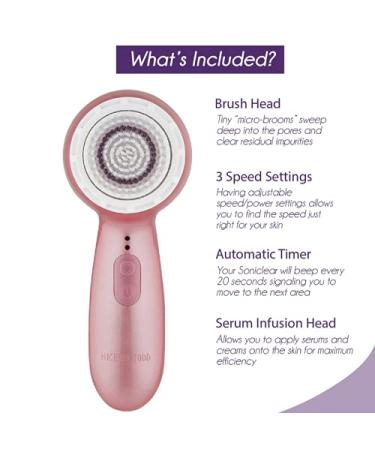 Michael Todd Beauty Soniclear Facial Cleansing Brush System - Exfoliating Face Brush - Buy Online on GoSupps.com