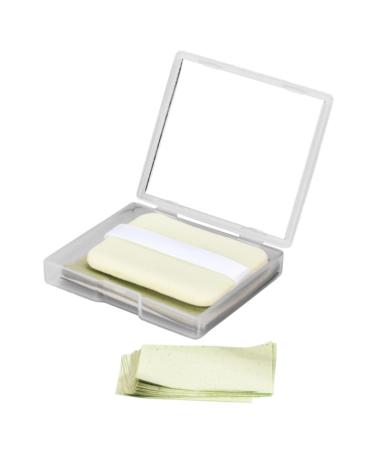 FOMIYES 1 Set Sheets Oil Blotting Paper Face Cleaning Paper Oil Control Film Face Cleaning Oil Paper Blotting Paper for Oily Saline Solution for Piercings Cleansing Paper Glass Make up