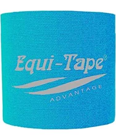 Equi-Tape Advantage 3 Light Blue Color Tape for Horse  Pony Muscle Pain Relief  Joint Stability  Safe  Lightweight  Waterproof  Grade Adhesive