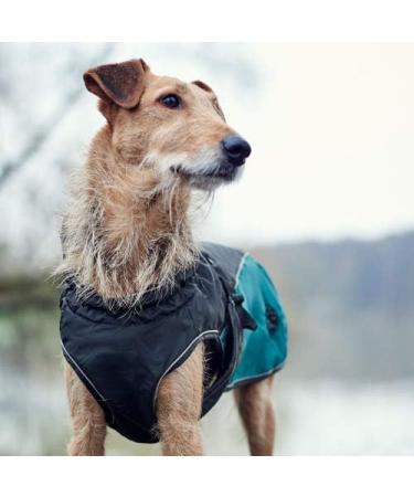 Buy Hunter Uppsala 2-in-1 All-Round Dog Coat - Water-Repellent Fleece in Anthracite/Petrol | International Shipping - Buy Online on GoSupps.com