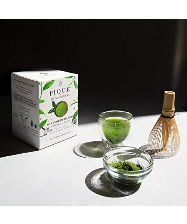 Pique Organic Sun Goddess Matcha Green Tea Powder - Ceremonial Grade for Energy, Immune Support, and Collagen Production - 28 Single Serve Sticks - Buy Online on GoSupps.com