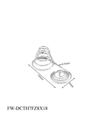 Buy 5pcs AAA to AA Battery Conversion Springs - Nickel Wire Coil 8X18-A | International Shipping Available - Buy Online on GoSupps.com