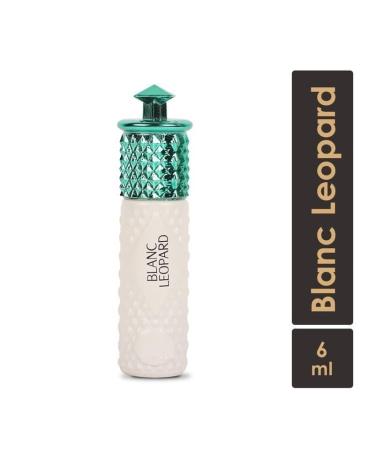 Blanc Leopard Premium Attar Citrus Woody & Ozonic Soothing Fragrance Long Lasting Roll on Itra For Men 6ml - Buy Online on GoSupps.com