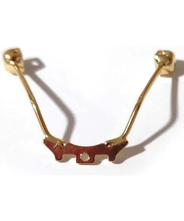 Efarma Glasses Bridge Holder - Metal Insert Glass Nose Bridge & Screwable Nasal Cushion Arm - Gold Replacement Repair Set for Glasses - Buy Online on GoSupps.com