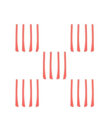 5 Set with 4 pieces of glasses glasses ear pads ear pads soft silicone lightly install red 6.9 x 0.7 cm 5-series set (red 6.9 x 0.7 cm)