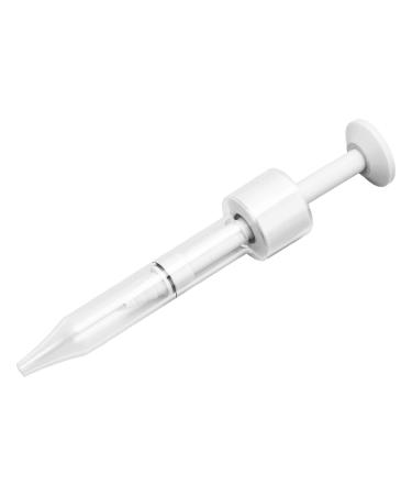 Ear Impression Injector Portable Earmold Syringe Safe 3.5mm Ergonomic for Hearing Device for Fitting(White)