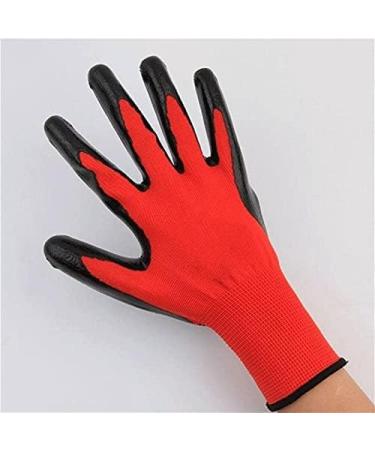ESASAM Cleaning Gloves Cut-proof Gloves Coated Palm Thick Wear-resistant Anti-cutting Gloves Anti-skid Oil-resistant Rubber Household Gloves - Buy Online on GoSupps.com