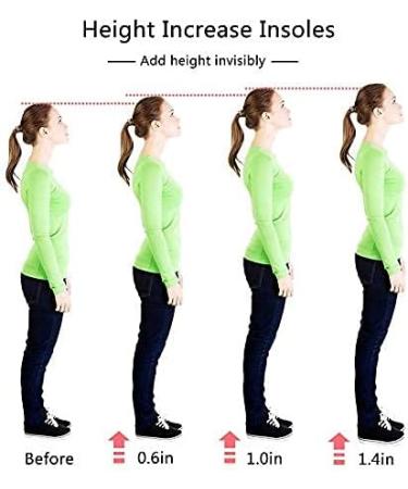 Women's Pink 1.0IN Height Increase Insoles - Heel Cushion Inserts for Leg Length Discrepancies - Buy Online on GoSupps.com
