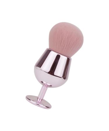 Blush Brush Makeup Brush Travel Foundation Makeup Brush Cosmetics Brush Foundation Brush Styling Powder Makeup Blush Brush Setting Powder Miss Fiber Wool Pink Fluffy