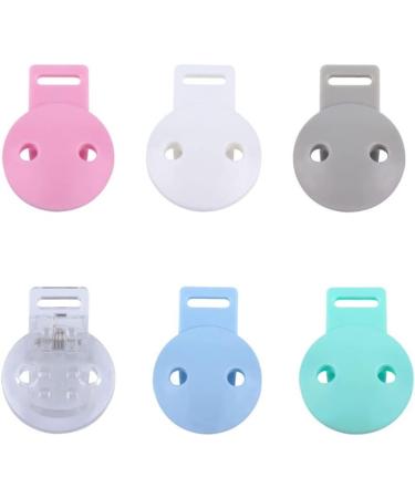 Meokro Pacifier Holder Set - 5 Plastic Holders in White/Opulent Garden - Ideal for International Shipping | Shop Now! - Buy Online on GoSupps.com