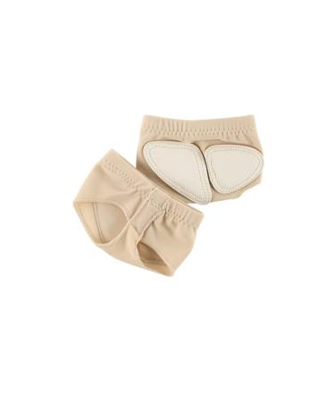 FOMIYES 1 Pair Ballet Toe Protector Foot for Dance Shoe Foot Things Dance Metatarsal Pads of Foot Cushions Insoles Open Foot Pads Pad Dance Pad Toe Paws Foot Protector Aldult Beige M