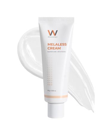 MELALESS CREAM 2.82 fl Oz Facial Moisturizer Dark Spot care Dull Skin Skin Radiance Niacinamide Vitamin C Glutathione Kbeauty