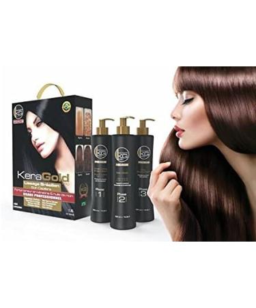 Keragold Pro Professional Brazilian Smoothing Treatment Kit 3 x 500 ml (Pack of 2) - Buy Online on GoSupps.com